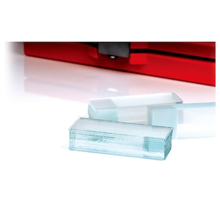 Synthware MICROSCOPE SLIDE, SUPER GRADE, FROSTED 1END 1SIDE, 45 DegreeCORNER, PK 10 0302-2122